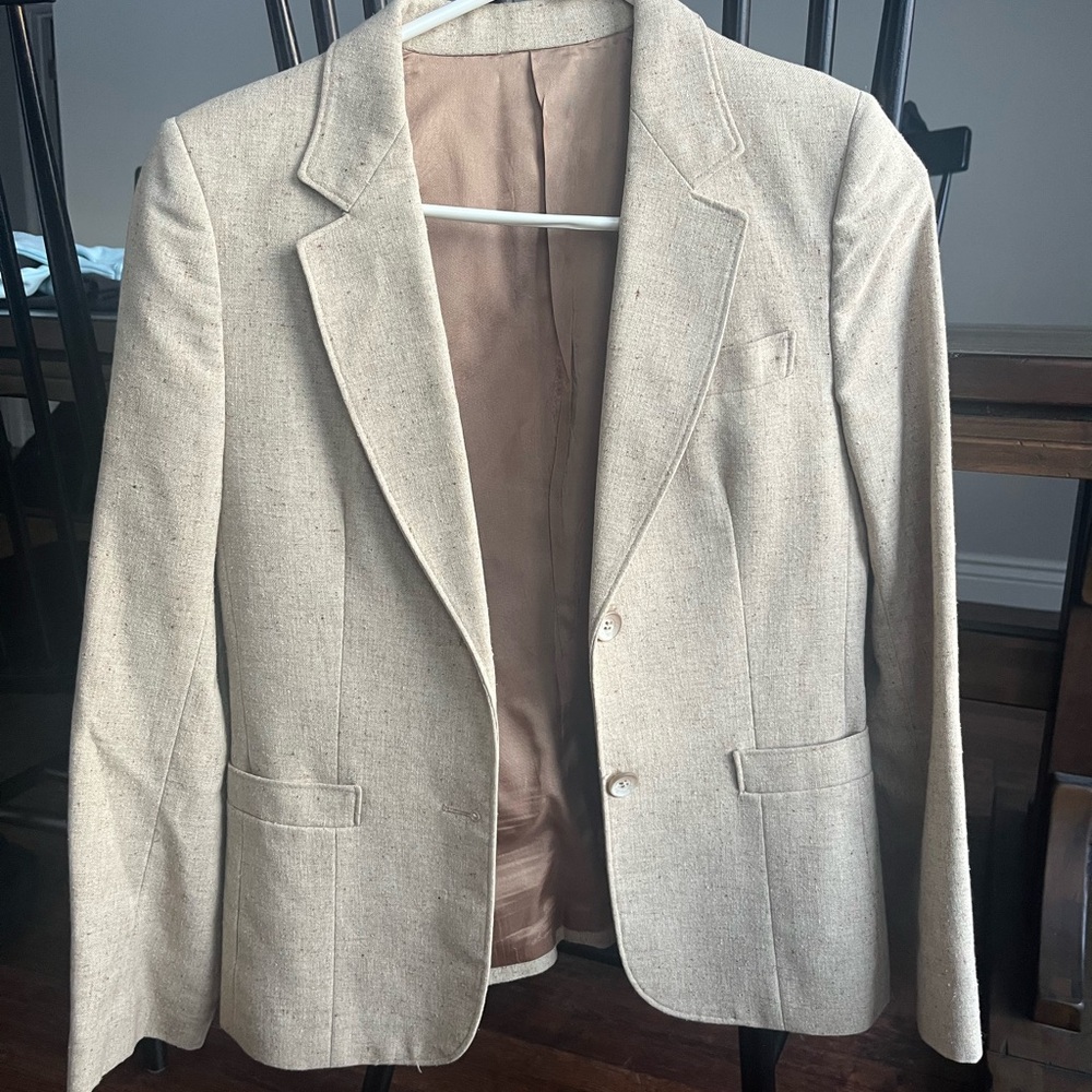 Vintage Beige Blazer